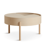 Beistelltisch - ARC Ash white M von WOUD Design