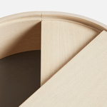 Beistelltisch - ARC Ash white S von WOUD Design