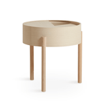 Beistelltisch - ARC Ash white S von WOUD Design