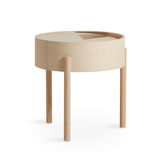 Beistelltisch - ARC Ash white S von WOUD Design