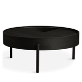 Beistelltisch - ARC Black L von WOUD Design