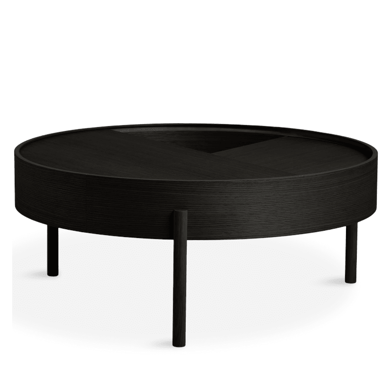 Beistelltisch - ARC Black L von WOUD Design