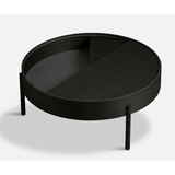 Beistelltisch - ARC Black L von WOUD Design
