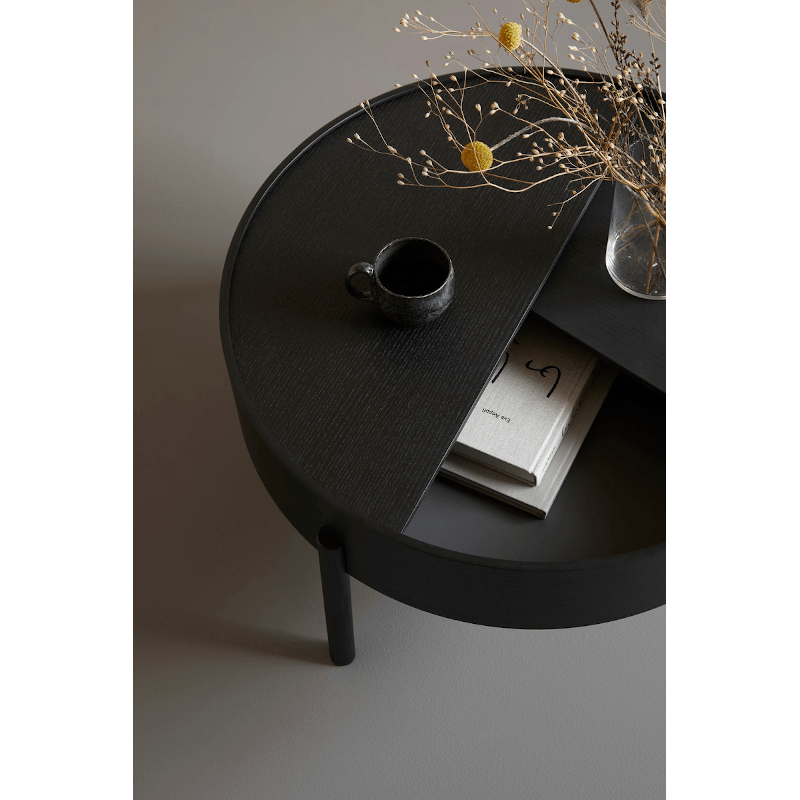 Beistelltisch - ARC Black M von WOUD Design