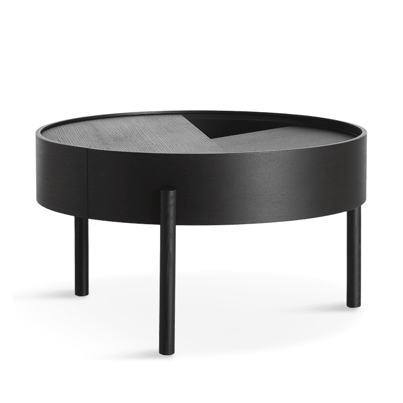 Beistelltisch - ARC Black M von WOUD Design