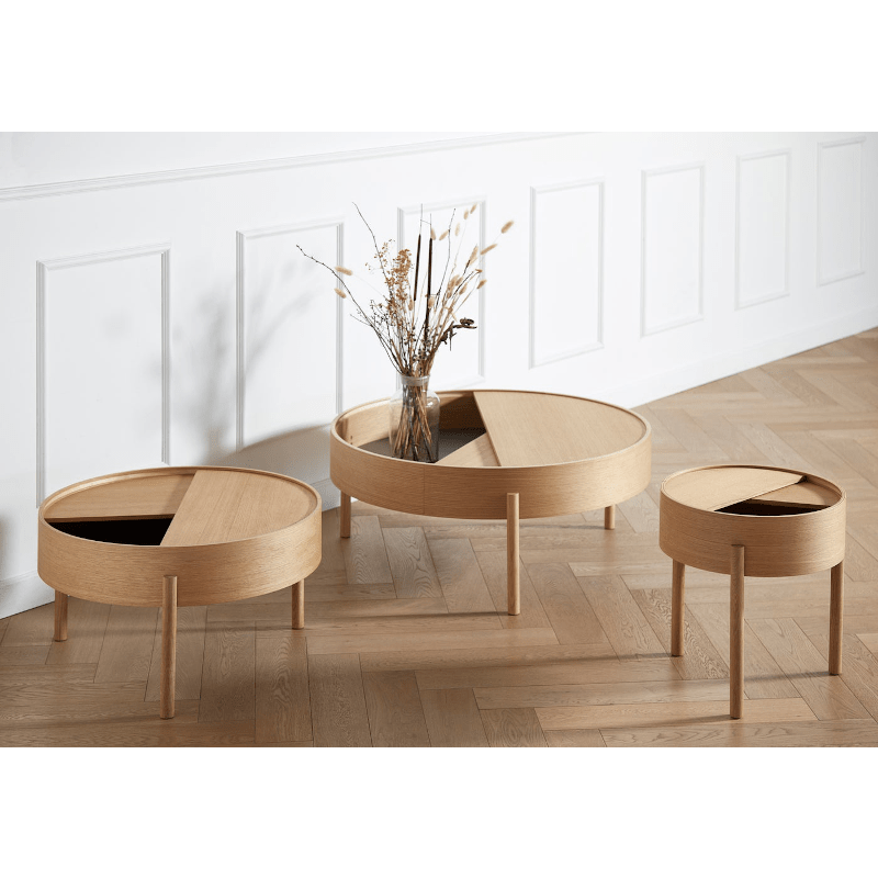 Beistelltisch - ARC Oak oiled von WOUD Design