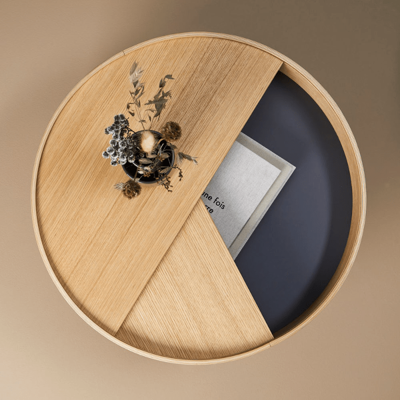 Beistelltisch - ARC Oak oiled M von WOUD Design