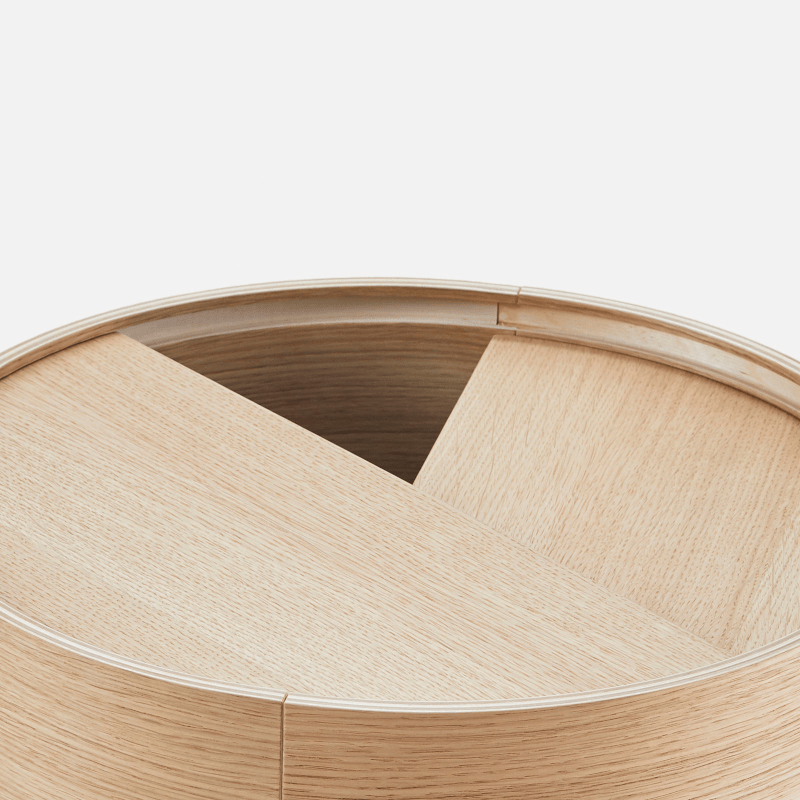 Beistelltisch - ARC Oak oiled S von WOUD Design
