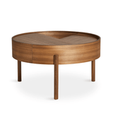 Woud - Table d'appoint ARC Noyer M