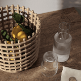 Beistelltisch - Distinct dark brown Travertine von Ferm Living