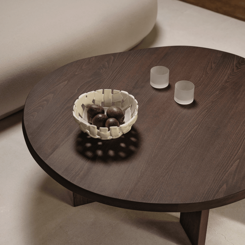 Beistelltisch - Tarn Dark stained beech von Ferm Living