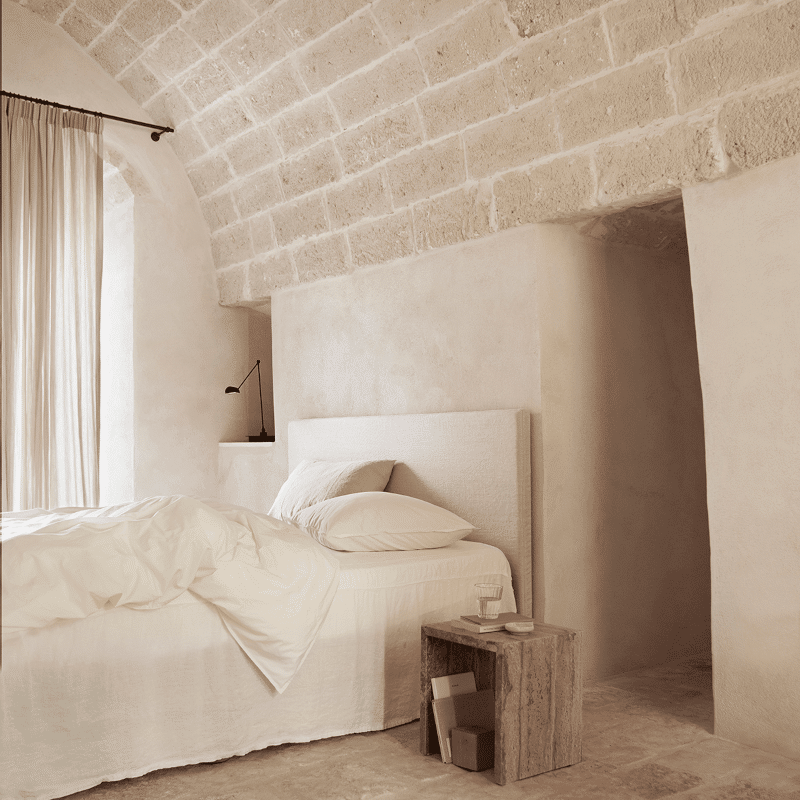 Beistelltisch - Travertine hight von Tine k Home