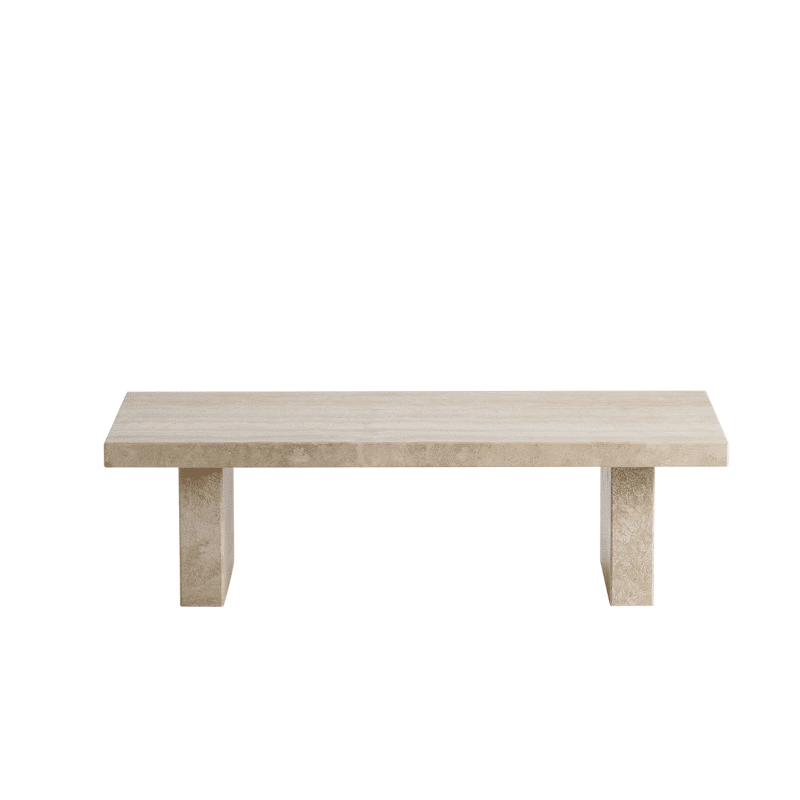 Beistelltisch - Travertine low von Tine k Home