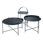 Beistelltisch - Tray Edge schwarz von Houe