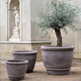 Bergs Potter - Blumentopf Campana RAW grau
