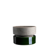 Bergs Potter - Blumentopf Hoff grau/emerald grün 2er Set

