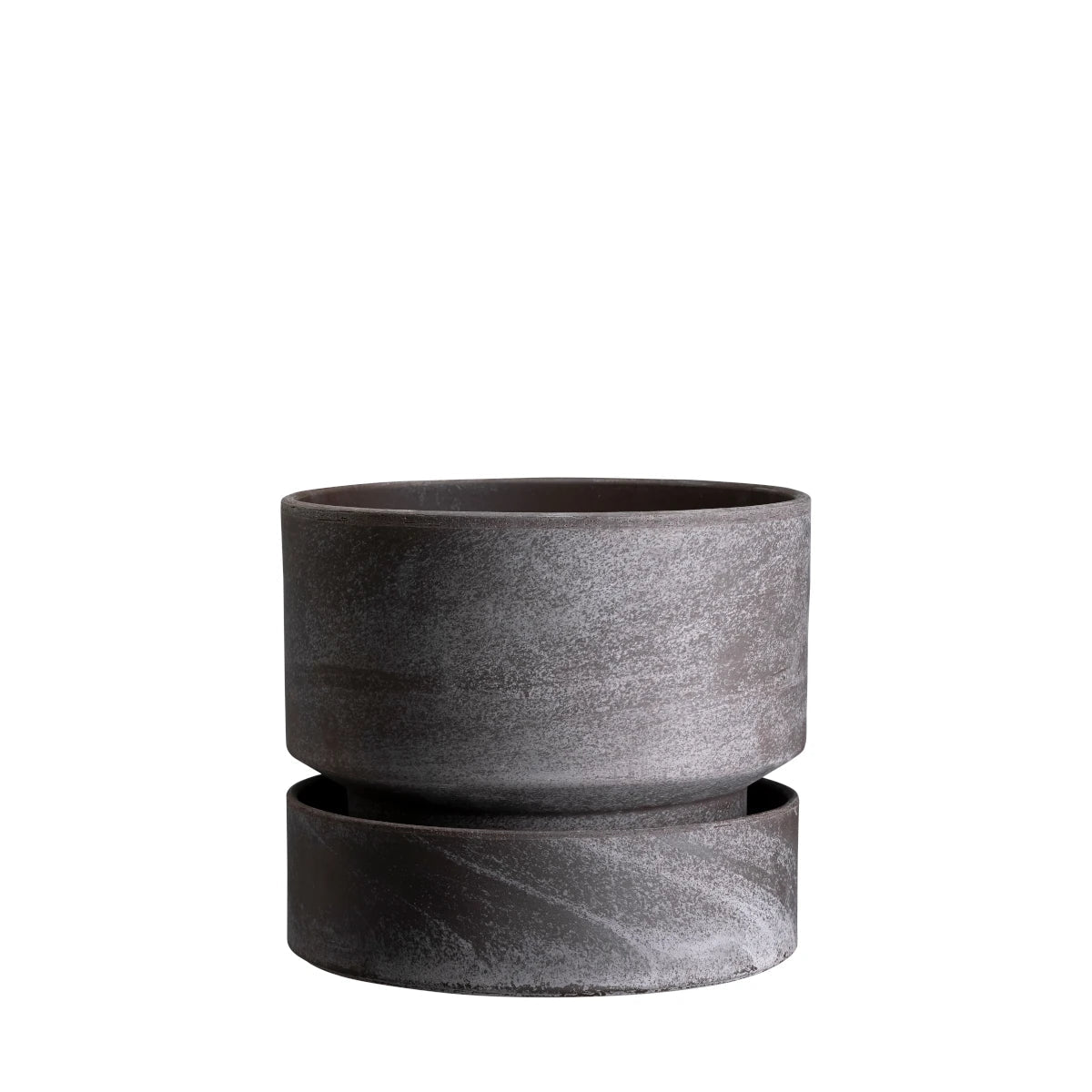 Bergs Potter - Blumentopf Hoff grau/emerald grün 2er Set

