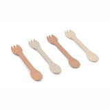 Besteck - Jan 2 in 1 rose multi mix 4er Set von Liewood