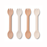 Besteck - Jan 2 in 1 rose multi mix 4er Set von Liewood