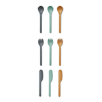 Besteckset – Ryan whale blue multi mix von Liewood