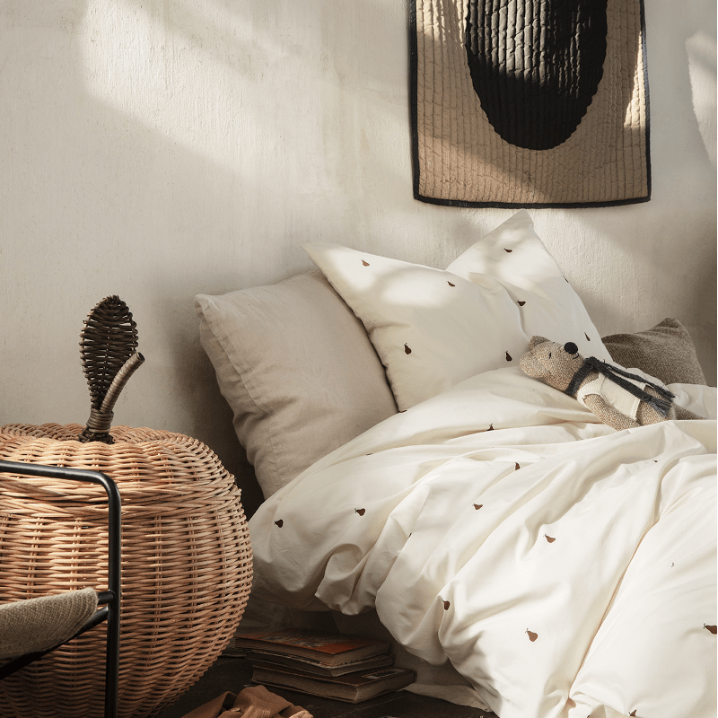 Bettbezug - Pear Junior Off-W/Cinnamon von Ferm Living