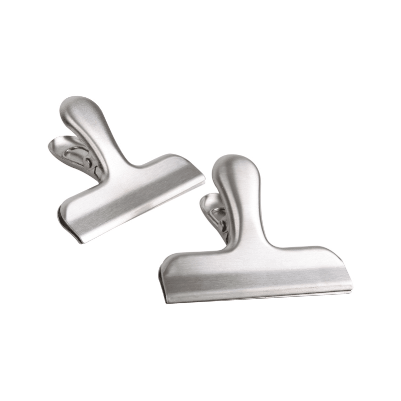 Beutelverschlussklammern silber von Redecker