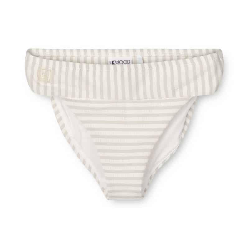 Bikini - Lucette seersucker stripe crisp white/sandy von Liewood