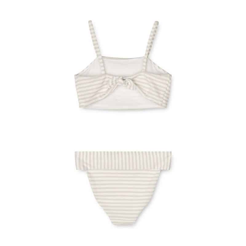 Bikini - Lucette seersucker stripe crisp white/sandy von Liewood