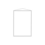 Bilderrahmen A4 – Frame grau von Moebe