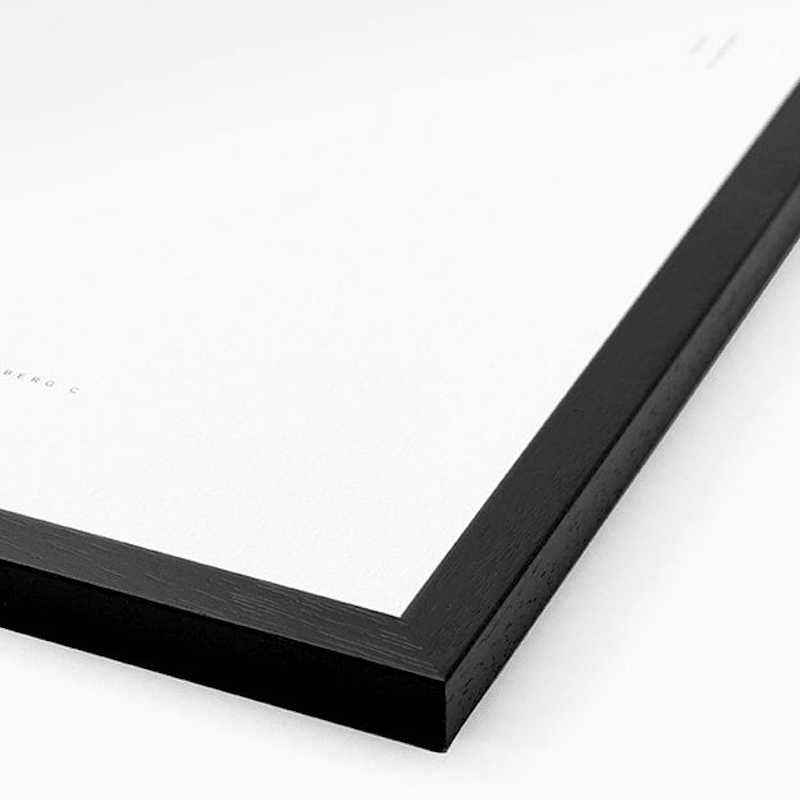 Bilderrahmen - Black Oak von The Poster Club