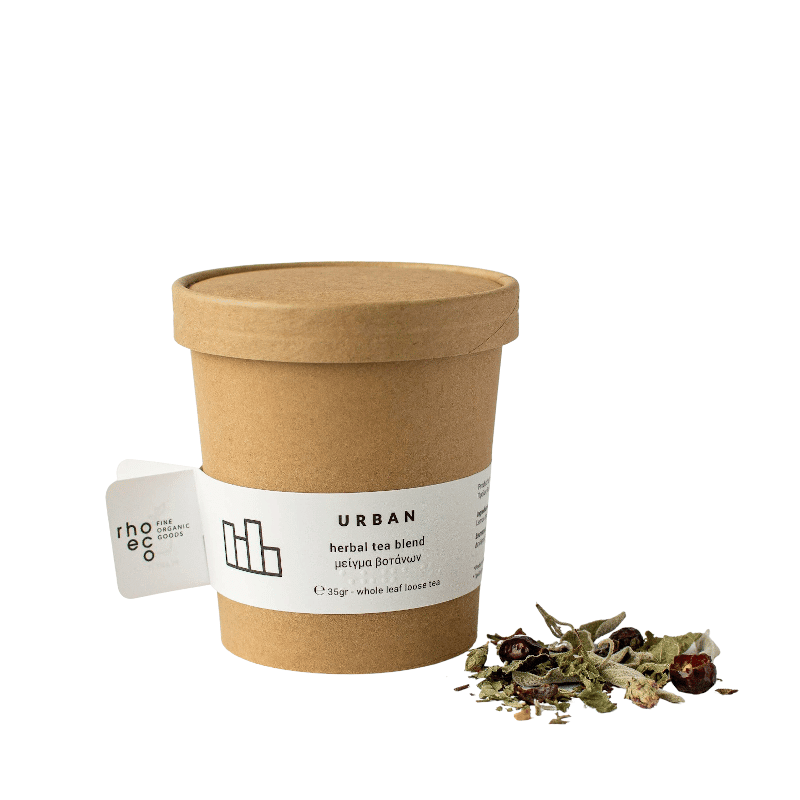 Bio Kräuterteemischung Urban - Trink es, pflanze es von Rhoeco