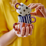 Bloomingville - Tasse Nini rot/violett

