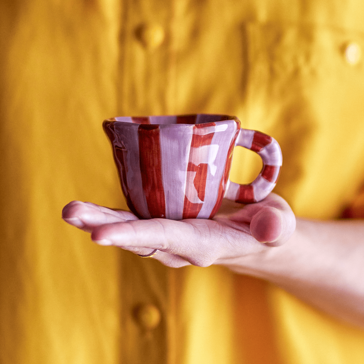 Bloomingville - Tasse Nini rot/violett

