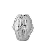 Bloomingville - Vase Bobby silber

