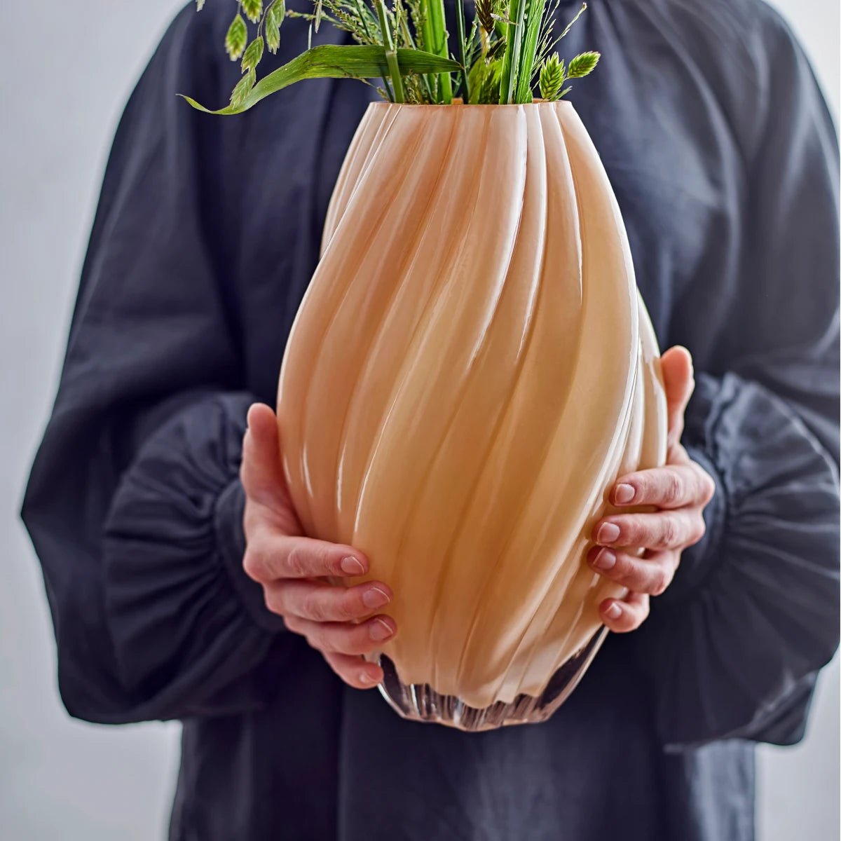 Bloomingville - Vase Kanji natur

