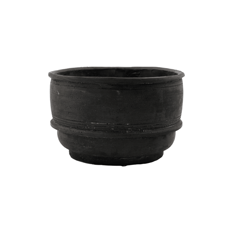Blumentopf – Ground Concrete schwarz M von House Doctor