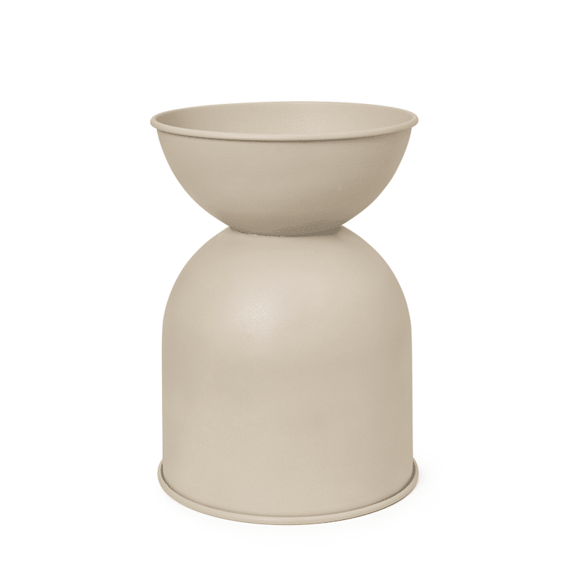 Blumentopf – Hourglass Pot cashmere L von Ferm Living