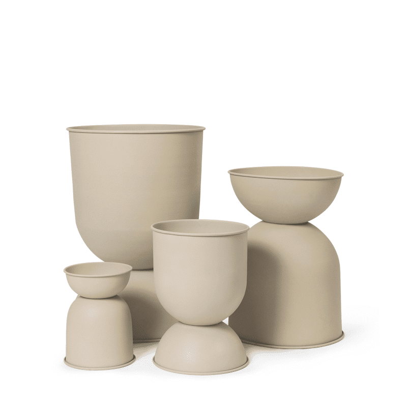 Blumentopf – Hourglass Pot cashmere von Ferm Living