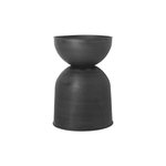Blumentopf - Hourglass Pot schwarz L von Ferm Living