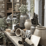 Blumentopf - Samos beige von Ib Laursen