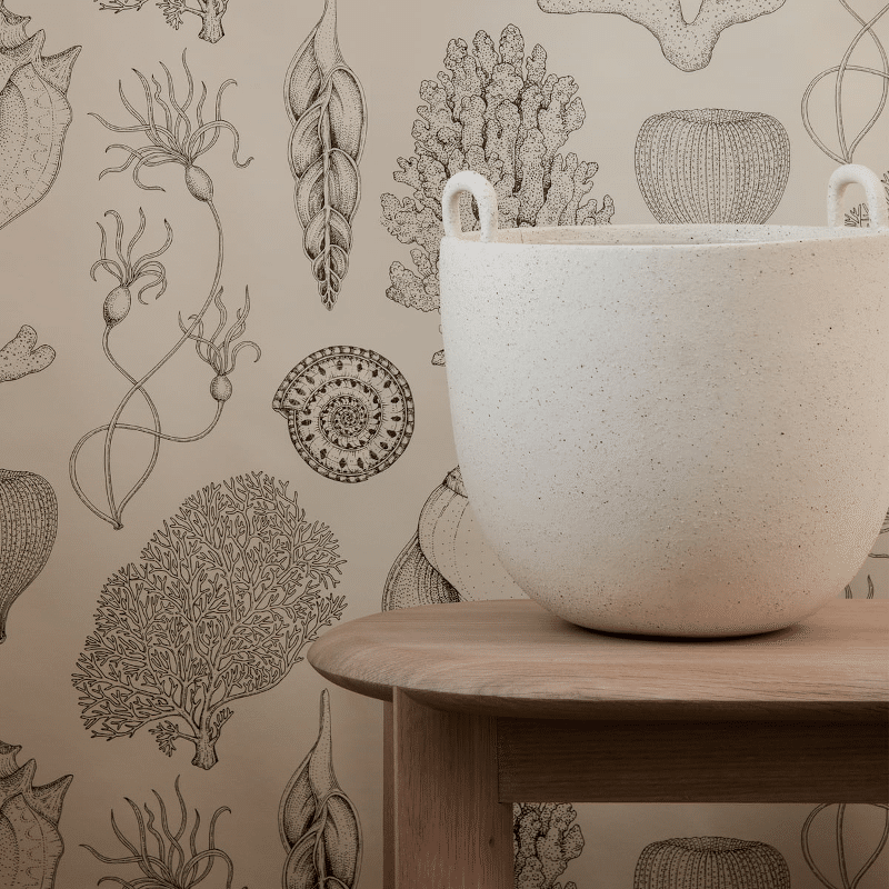 Blumentopf - Speckle M Off-White von Ferm Living