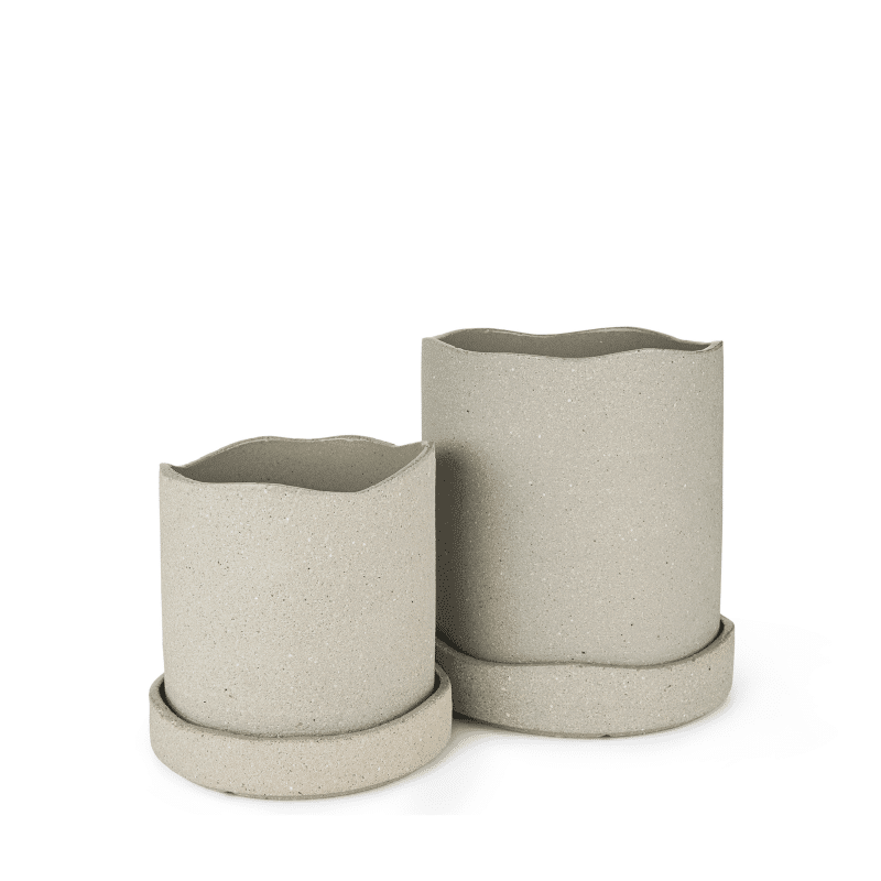 Blumentopf - Uneru grey von Ferm Living