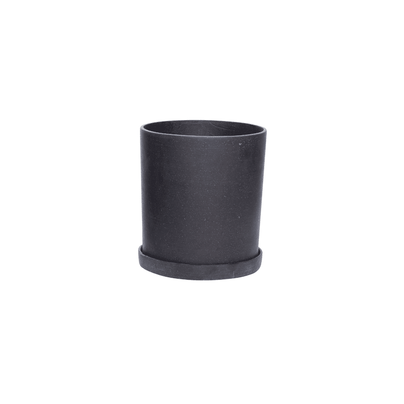 Blumentöpfe - Podium schwarz M von Hübsch Interior