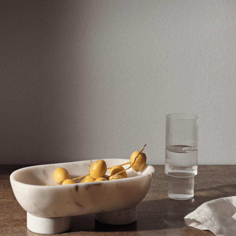 Bowl - Alza white von Ferm Living
