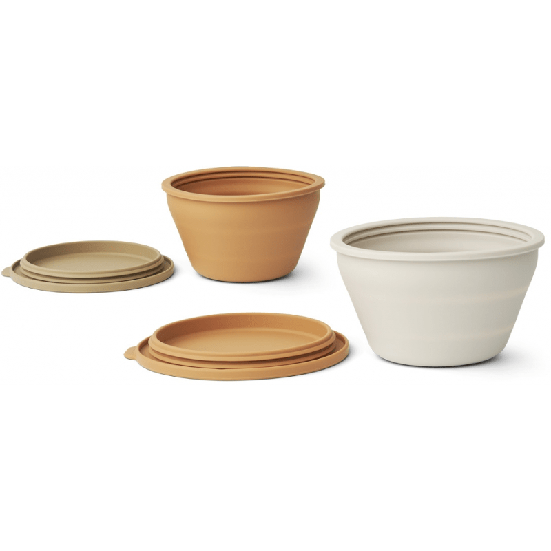 Bowl - Dale foldable 2er Set almond multi mix von Liewood