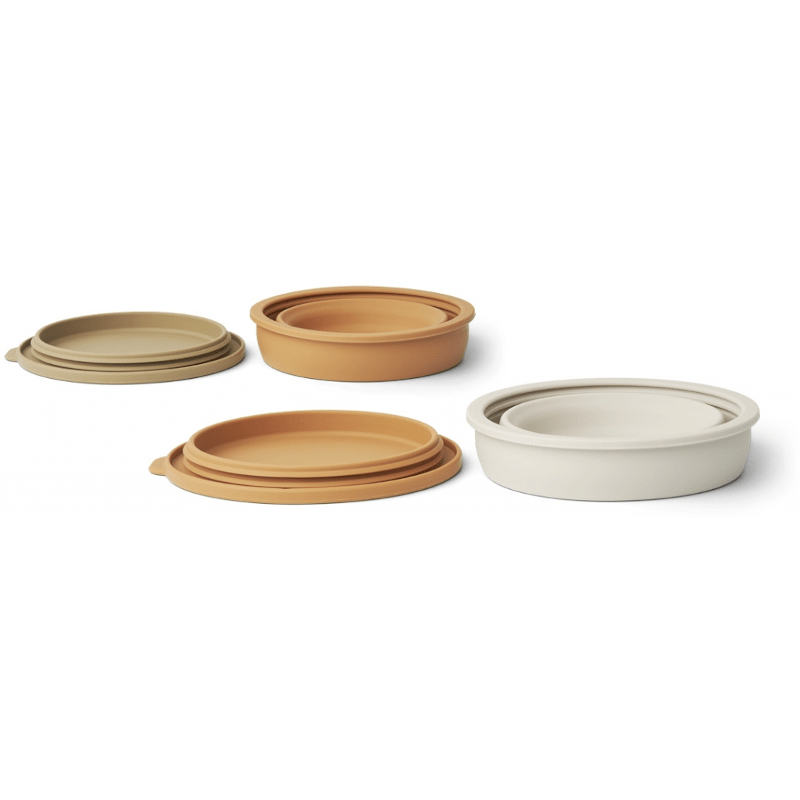Bowl - Dale foldable 2er Set almond multi mix von Liewood