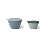 Bowl - Dale foldable 2er Set blue multi mix von Liewood