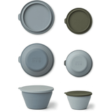 Bowl - Dale foldable 2er Set blue multi mix von Liewood