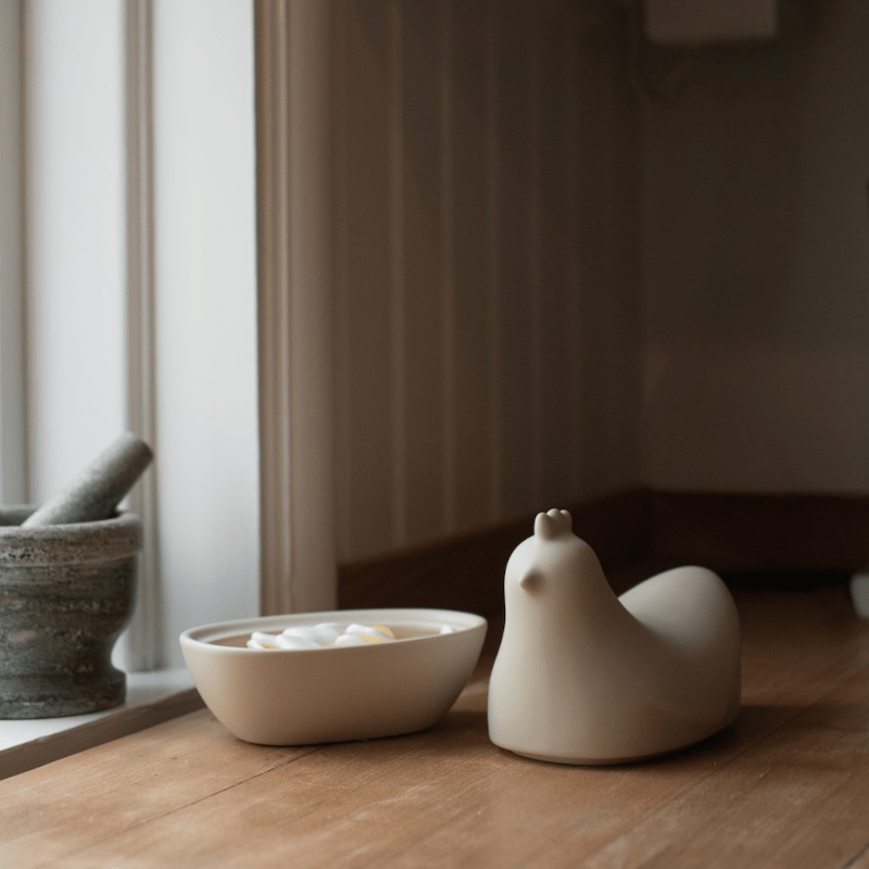 Bowl - Happy Hen creme von dbkd