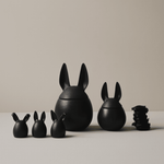 Bowl - Rabbit cast iron black S von dbkd